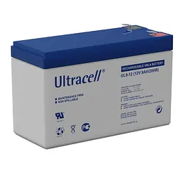 Батарея акумуляторна Ultracell UL9-12, 12В, 9Агод, AGM 