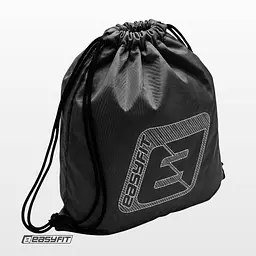 Сумка спортивна для взуття або інвентарю EasyFit чорна - мініатюра 4