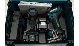 Вкладка 837864-7 для кейса Makita Makpac №3 (для шурупокрутів серії Makita LXT, зарядного пристрою DC18RC та 3-х акумуляторів) - мініатюра 4