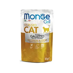 MONGE CAT GRILL Sterilised з куркою для стерилізованих кішок 85 гр