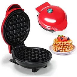 Електрична міні вафельниця з антипригарним покриттям 30 Вт Waffle Maker