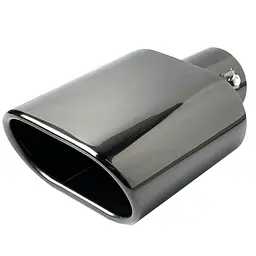 Насадка на глушник Vitol 203x135-63x60 мм Темний Хром (НГ-0109-BK)
