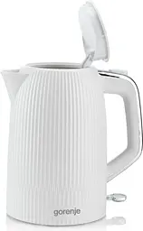 Електрочайник Gorenje 1.7 л Strix-контроль білий матовий kuh0015408 - мініатюра 4