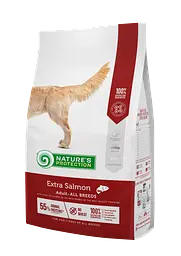 Сухий корм для дорослих собак всіх порід з лососем Nature's Protection Extra Salmon Adult All Breeds, 2 кг