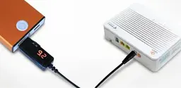 Кабель живлення Keweisi KWS 912V USB на DC 9В 12В 5.5×2.1 мм для роутера від павербанка - мініатюра 4