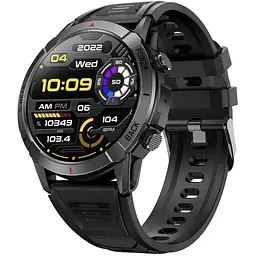 Чоловічий розумний смарт-годинник Smart Watch NX10 з AMOLED-дисплеєм голосовим зв'язком будильником пульсоміром і крокоміром