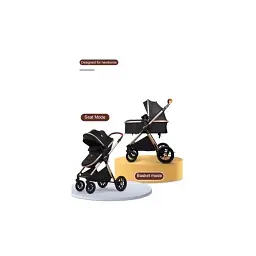Коляска Kidilo 3в1 H2D (Black) (1111556) - мініатюра 6