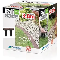 Палісад Prosperplast Flat 3.8 м коричневий (IPAK2-R222) - мініатюра 6