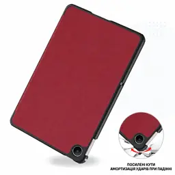 Чохол до планшета BeCover Smart Case Xiaomi Redmi Pad 2 SE 9.7" (2026) Red Wine (715830) - мініатюра 5