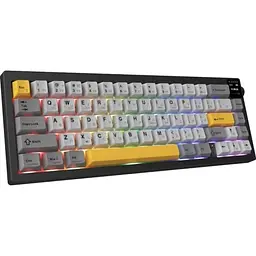 Клавіатура бездротова AK650, Starry Night Grey, Bluetooth / USB 2.4GHz / Type-C, механічна (пе Ajazz teh0028296 - мініатюра 3