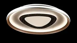 Люстра стельова LED Splendid Ray L55088/500A/1, 144W, сірий/золотий, сучасний стиль, з пультом, 50 см - мініатюра 4