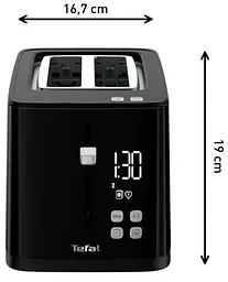 Тостер Tefal Digital 850 Вт LED дисплей чорний (TT640810) - мініатюра 10