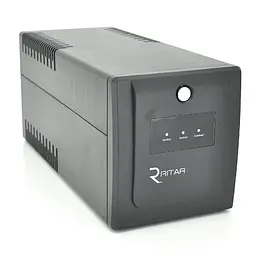 ДБЖ UPS Ritar RTP1500 900W Proxima L, LED, AVR, 3st, 4xSCHUKO socket, 2x12V9Ah - мініатюра 2