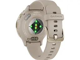 Смарт-годинник Garmin Venu 3S Soft Gold S. Steel Bezel w. French Gray Case and S. Band (010-02785-02) - мініатюра 4