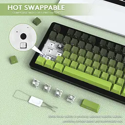 Клавіатура Attack Shark M87 Pro V2 Gradient Green (AS-697279247163-M) [166739] - мініатюра 7