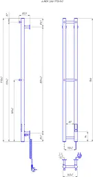 Електрична рушникосушка Mario e-Inox Соле 1170x140 TR 2.0 K 2.13.046353.P, Хром, універсальне (коннектор), Електронний - мініатюра 5
