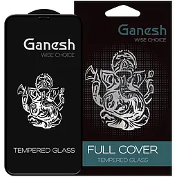 Захисне скло Ganesh (Full Cover) для Apple iPhone 11 Pro / X / XS (5.8) Чорний