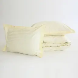 Постільна білизна MirSon Satin Stripe 30-0002SoftYellow 160х220 Сімейний (2200005247815) - мініатюра 10