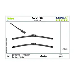 Щітка склоочисника Valeo 577916 - мініатюра 2