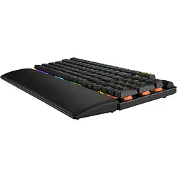 Клавіатура ASUS ROG Strix Scope II 96key NX Snow USB-A/WL/BT EN/UK RGB Black (90MP037A-BKMA00) - мініатюра 7