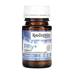 Вітамінно-мінеральний комплекс Kyolic Пробіотик, 6 млрд КУО, Kyo-Dophilus, Fifty+Probiotic, 6 Billion CFU, 30 вегет (WAK62043) - мініатюра 3