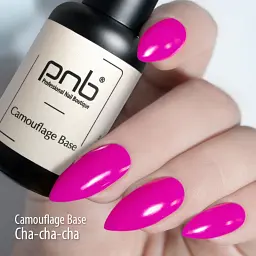 База камуфлююча каучукова PNB UV/LED Camouflage Base Cha-cha-cha 8 мл - мініатюра 5