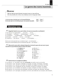 Les 500 Exercices de Grammaire. Livre + corrigés intégrés A1 - Джоель Боненфант - мініатюра 9