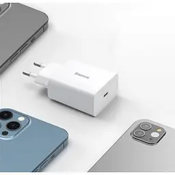 Зарядний пристрій Baseus Speed Mini Quick Charger White (CCFS-SN02) - мініатюра 9