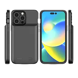 Чохол-акумулятор XON PowerCase для iPhone 14/14 Pro 4800 mAh Чорний (PCBS1114148B 2513) - мініатюра 2