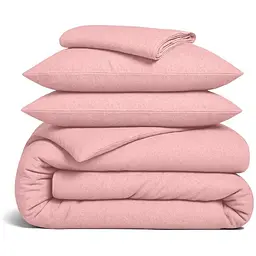 Комплект постільної білизни Cosas Lilac CS1 Євро фланель пудра (Flannel_17Lilac_El180x30-17Lilac_200)