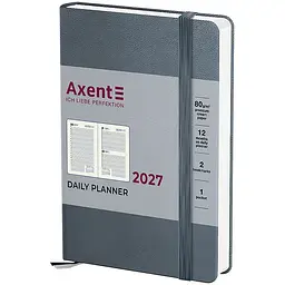 Щоденник Axent 2027 Pocket Strong 104x146 мм сірий (8833-27-62-A)