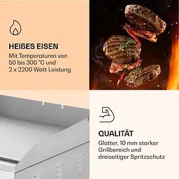 Електричний гриль Klarstein Grillmeile 4400 (10039914) - мініатюра 7