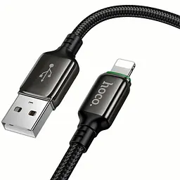 Дата кабель Hoco X127 Exceed USB to Lightning 12W (1m) Black - мініатюра 6
