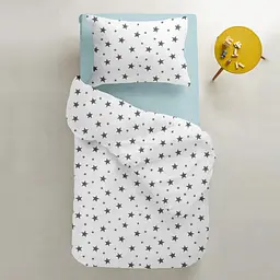 Набір простирадло на резинці Cosas Zigzag CS2 60х120х12 см (SetSheet_LightBlue_ZigBlueGrey_120x60) - мініатюра 5