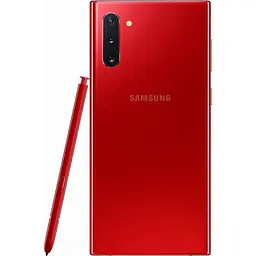 Смартфон Samsung Galaxy Note 10 8/256Gb Aura Red (SM-N9700) (Asia) [NFC, 2 SIM] - мініатюра 2