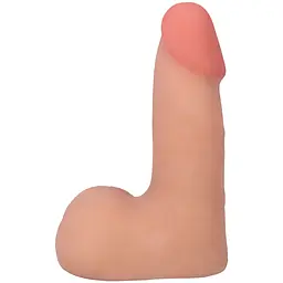 Фалоімітатор Doc Johnson The Realistic Cock ULTRASKYN 5 Inch with Balls Vanilla - мініатюра 2
