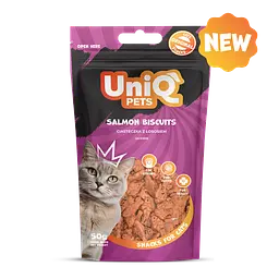 Ласощі для котів Uniq PETS CAT SNACKS MIMI Печиво з лосося, 50 г - мініатюра 3