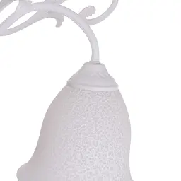 Люстра стельова Brille в спальню E27 60W WH (LK-686C/3) - мініатюра 7