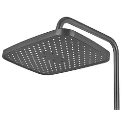 Душева система Champion PBL-009-J з кнопковим перемикачем 4 режими graphite CH6500, Графіт - мініатюра 7