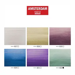 Фарба акрилова AMSTERDAM (817) Біла перламутрова 20 мл Royal Talens - мініатюра 3