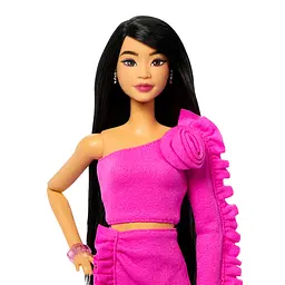 Лялька Barbie Deluxe style Barbiecore Модниця у рожевому костюмі (HYV26) - мініатюра 4