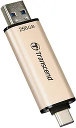 Накопичувач 256GB USB 3.2 Type-A + Type-C JetFlash 930 R420/W400MB/s Чорний Transcend teh0013413 - мініатюра 5