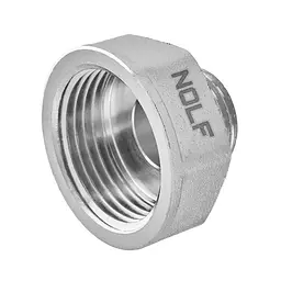Перехідник Nolf Nfc.A0608-N-3/4"Fx1/2"M нікельований NF3086