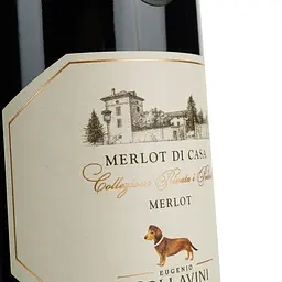 Вино Collavini Merlot di Casa IGT Venezia Giulia, червоне, сухе, 0,75 л - мініатюра 5