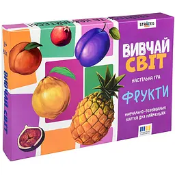 Настільна гра Strateg Вивчай світ Фрукти (30805)
