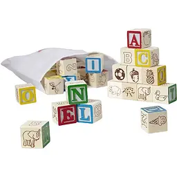 Дерев'яні кубики Melissa&Doug Азбука/Цифри 50 елементів (MD1900)