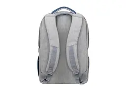 Рюкзак для ноутбука RIVACASE Prater 7567 17.3 grey/dark blue - мініатюра 3