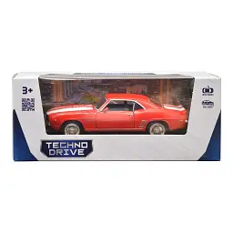 Масштабна модель автомобіля TechnoDrive Chevrolet Camaro 1969 (червоний) (250336U) - мініатюра 11