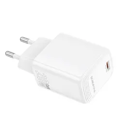 Мережевий зарядний пристрій Borofone BN26 Fuente single-port PD20W charger (EU) білий - мініатюра 3