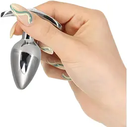 Анальна пробка Pillow Talk Sneaky Luxurious Stainless Steel Anal Plug - мініатюра 3